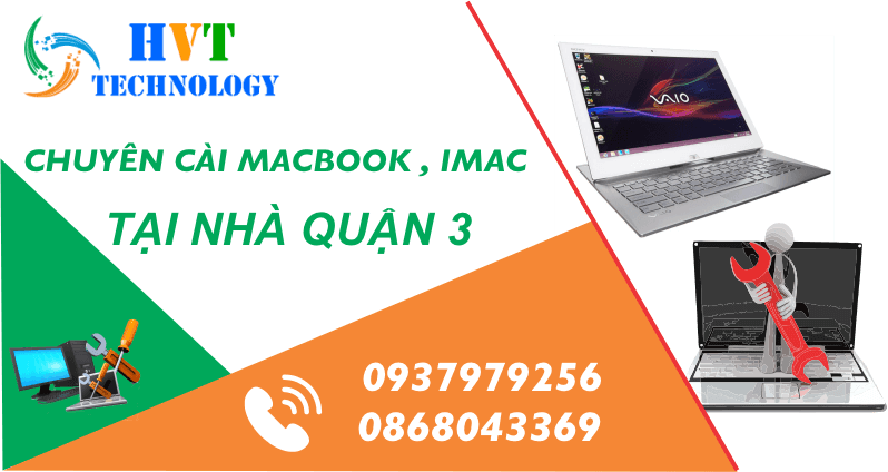 CÀI WIN MACBOOK TẠI NHÀ QUẬN 3
